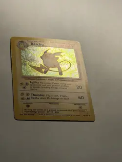 Pokemon TCG Raichu Base Set Holo - Image 2