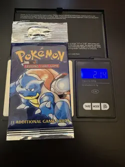 WOTC Pokemon Base Set Booster Packs Long Stem Packs Heavy and Light Packs - Image 2