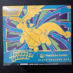Pokemon TCG Ascended Heroes Pokemon Center Exclusive Elite Trainer Box ETB - Image 1