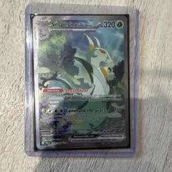 Pokemon Serperior ex Sv: Black Bolt Illustration Rare Holo 164/086 HP 320 - Image 1