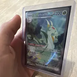 Pokemon Serperior ex Sv: Black Bolt Illustration Rare Holo 164/086 HP 320 - Image 5