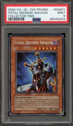 Yu-Gi-Oh! Total Defense Shogun Collector Tins Promo CT1-EN001 PSA 9 Mint - Image 1