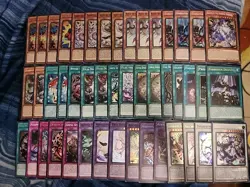 Yugioh 46 Card White Forest Azamina Deck Core Astellar Vengeance Sinful Spoils - Image 1