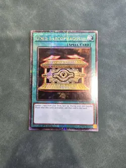 Gold Sarcophagus 1st Edition Quarter Century Secret Rare RA02-EN052 Yu-Gi-Oh! - Image 1