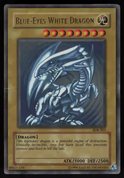 Blue-Eyes White Dragon SDK-001 Ultra Rare Unlimited Yu-Gi-Oh - Image 1