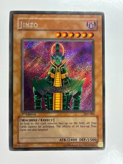 USA Seller Yugioh Jinzo PSV-000 Pharaoh's Servant 1st Edition Secret Rare - Image 1