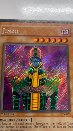 USA Seller Yugioh Jinzo PSV-000 Pharaoh's Servant 1st Edition Secret Rare - Image 2