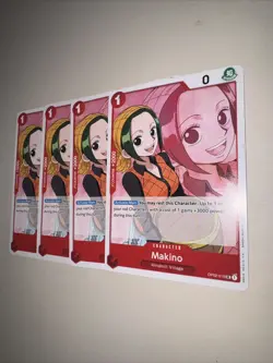 One Piece OP02-015 Makino X4 Playset English Uncommon One Piece TCG Non-foil - Image 3