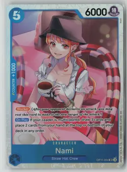 Nami (054) OP11-054 One Piece A Fist of Divine Speed Super Rare Near Mint - Image 1