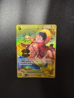 One Piece Card Monkey D. Luffy ST13-015 2nd anniversary ENG Inglese Near Mint NM - Image 1