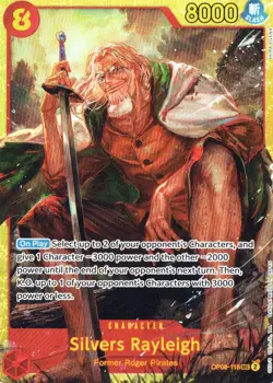 ONE PIECE PREMIUM BOOSTER SILVERS RAYLEIGH SEC ENGLISH OP08-118 - Image 1