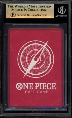 One Piece CCG Monkey.D.Luffy Fist of Divine Speed Alternate Art OP11-040 BGS 9.5 - Image 2