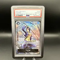 PSA 10 One Piece Premium Card Collection Bandai BCG Fest 23-24 Promo Tashigi - Image 1