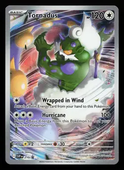 Tornadus 210 Holo Illustration Rare Scarlet & Violet Promo Pokemon Card - Image 1