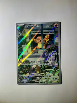Pokemon TCG Obsidian Flames ETB Charmander Holo Black Star Promo Card 044 NM-MT - Image 3