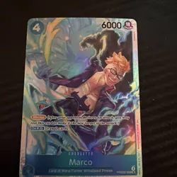 Marco One Piece Card Game English PRB02-008 SR NM+ Foil - Image 1