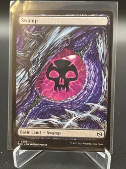 Swamp MTG Card - Dragon’s Eye Land - Tarkir Dragonstorm 289 - Image 1