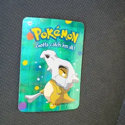 Cubone Holo #104 - Vintage Vending Machine Prism Sticker 2000 - Pokemon Card - Image 3