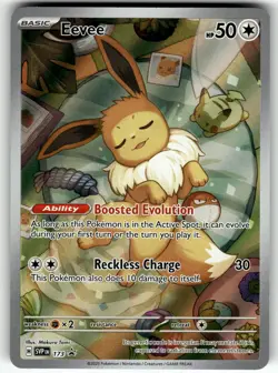 Eevee - 173 SV: Scarlet & Violet Promo Cards NM Pokemon Card TCG - Image 1