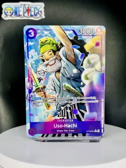 One Piece Card Game 🏴‍☠ST18-001 Uso-Hachi C NM Alt Art Foil ENGLISH - Image 1