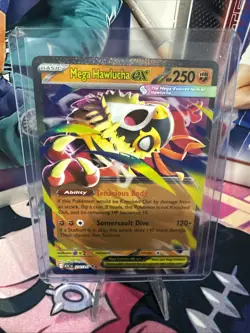 Pokemon ASC Near mint Mega Hawlucha EX Rare Card English Ascended heroes 116/217 - Image 1