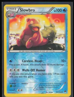 Slowbro Reverse Holo 20/122 Pokemon XY - BREAKpoint LP Pokemon Card - Image 1