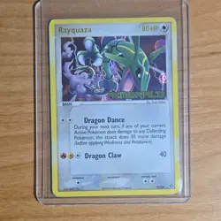 Pokemon Rayquaza EX 9/106 EX Emerald 2005 English Basic Dragon Regular Card - Image 1