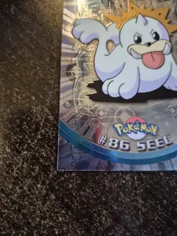 2000 TOPPS Chrome Pokemon Card Seel #86 TV Animation - Series 2 Holo Foil - Image 4