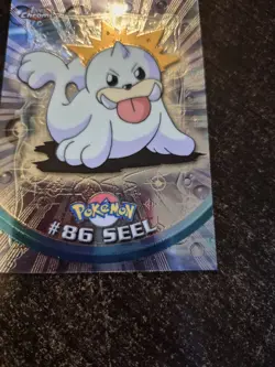 2000 TOPPS Chrome Pokemon Card Seel #86 TV Animation - Series 2 Holo Foil - Image 5