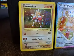 Pokemon Card Lot Vintage Holo Hitmonchan And Eevee SAR Terastal Full Art Tcg - Image 2