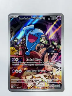 Team Rocket's Wobbuffet 203 Sv: Scarlet & Violet Promo Cards Holo - Image 1