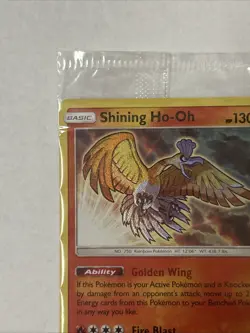 Shining Ho-Oh SM70 Shining Legends Holo Pokemon Card 2017 FACTORY SEALED - Image 4