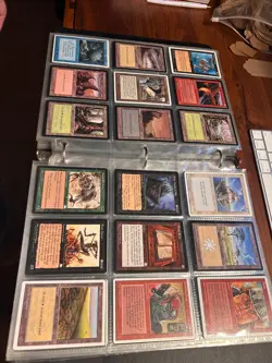 Vintage Magic The Gathering bulk lot cards binder duplicates RPG Game Dragons - Image 2