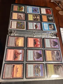 Vintage Magic The Gathering bulk lot cards binder duplicates RPG Game Dragons - Image 3