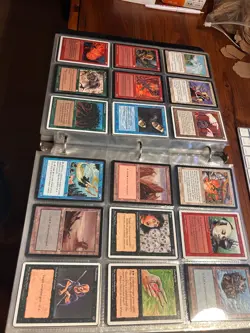 Vintage Magic The Gathering bulk lot cards binder duplicates RPG Game Dragons - Image 4