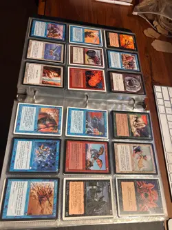Vintage Magic The Gathering bulk lot cards binder duplicates RPG Game Dragons - Image 5