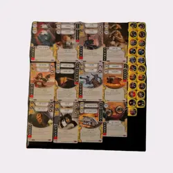 Star Wars Destiny Yellow Legendary Card Lot w/ Dice - Image 1