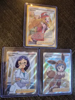 Full Art Pokemon Card Lot Holos 3 Cards Tcg - Image 1