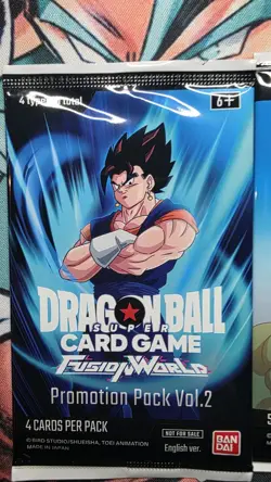 SEALED Promotion Pack Vol 2 - 5 Fusion World 4 Packs Total 15 Cards Dragon Ball - Image 2