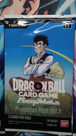 SEALED Promotion Pack Vol 2 - 5 Fusion World 4 Packs Total 15 Cards Dragon Ball - Image 3