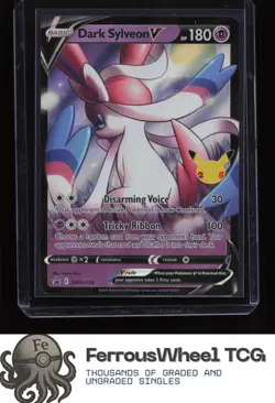 Dark Sylveon V SWSH134 - SWSH: Sword & Shield Promo Cards - (NM) - Image 1