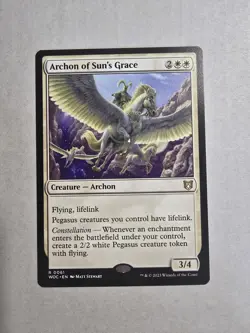 Archon of Sun's Grace Commander: Wilds of Eldraine Regular - Image 1