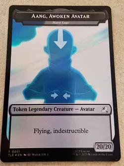 Aang, Awoken Avatar - Marit Lage Treasure Double-Sided Token Avatar - Foil - Image 1