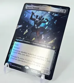 MTG • AGENT VENOM 0255 Extended Art Foil Rare • Marvel Spider-Man Magic M/NM - Image 2