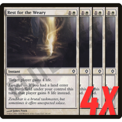 MTG Rest for the Weary (Worldwake) 18/145 (NEAR MINT) (4X) - Image 1