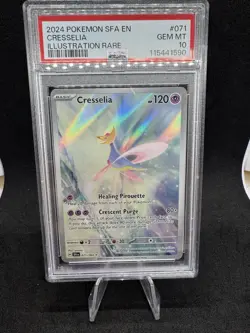 Pokemon TCG Cresselia Illustration Rare 071/064 SV Shrouded Fable PSA 10 English - Image 1
