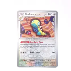 Dudunsparce 129/162 Pokemon SV05: Temporal Forces Rare Reverse Holo NM - Image 1