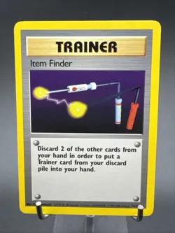 Pokemon - Item Finder - Base Set 1999-2000 4th Print 74/102 - Rare - Image 1