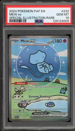 Pokemon Mew ex Paldean Fates Special Illustration Rare #232 PSA 10 Gem Mint - Image 1