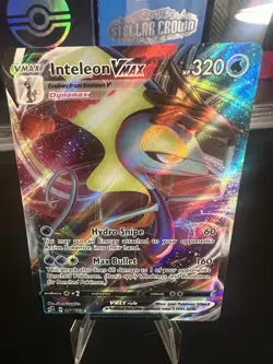 Pokemon Inteleon VMAX 050/192 Swsh02: Rebel Clash Ultra Rare Holo VMAX HP320 - Image 1